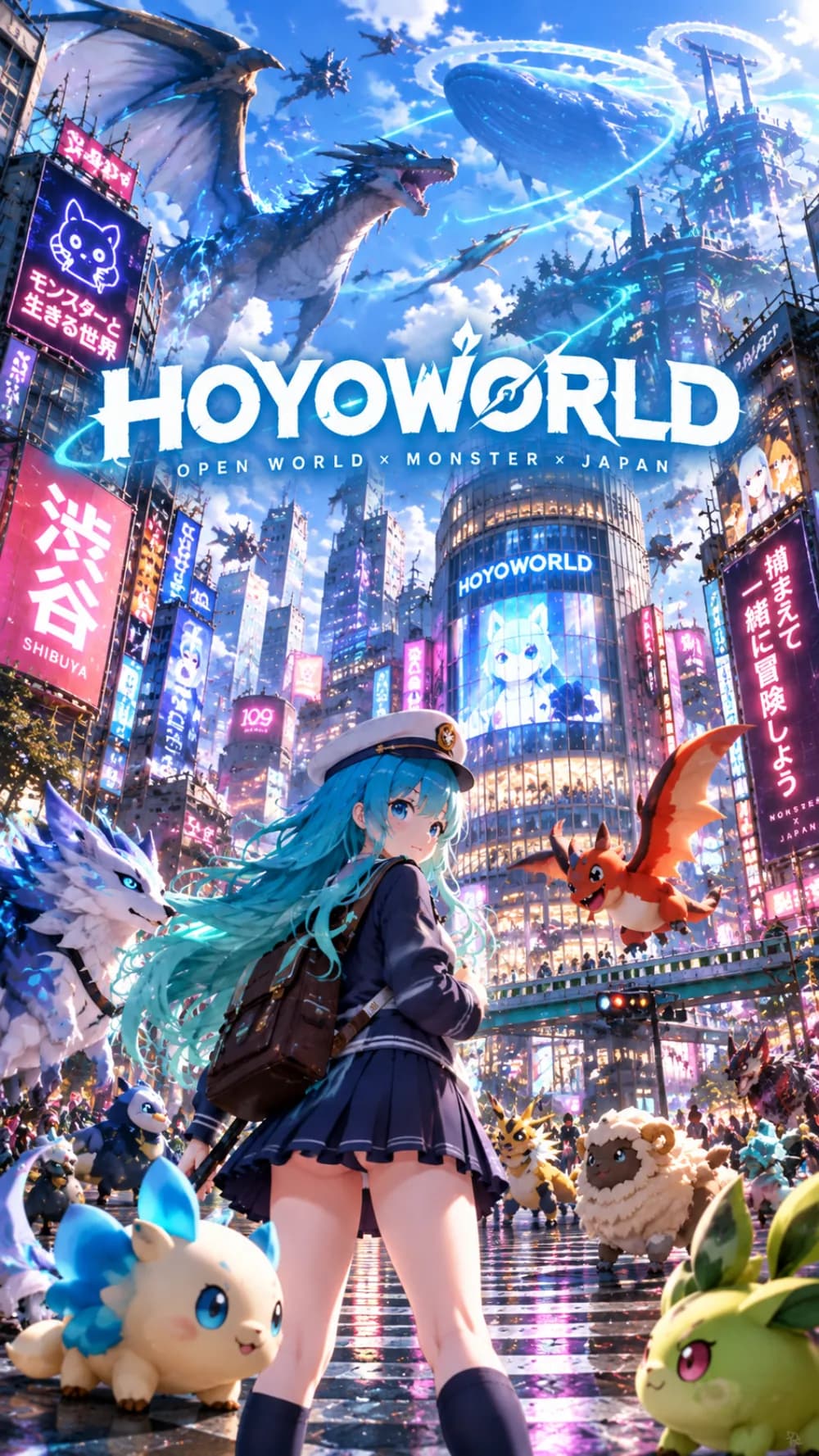 Hoyoworld — 渋谷の街をモンスターと歩く
